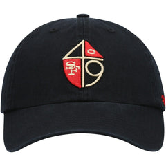 San Francisco 49ers '47 Clean Up Adjustable Hat Black | 47 brand