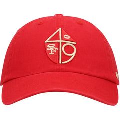 San Francisco 49ers '47 Clean Up Adjustable Hat Scarlet | 47 brand