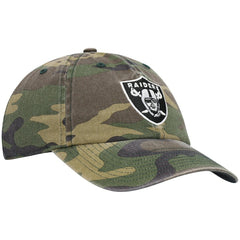 Las Vegas Raiders '47 Woodland Clean Up Adjustable Hat Camo | 47 brand