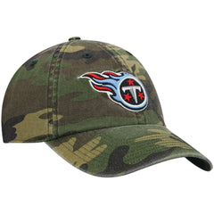 Tennessee Titans '47 Woodland Clean Up Adjustable Hat Camo | 47 brand
