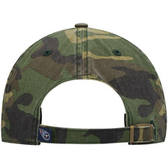 Tennessee Titans '47 Woodland Clean Up Adjustable Hat Camo | 47 brand