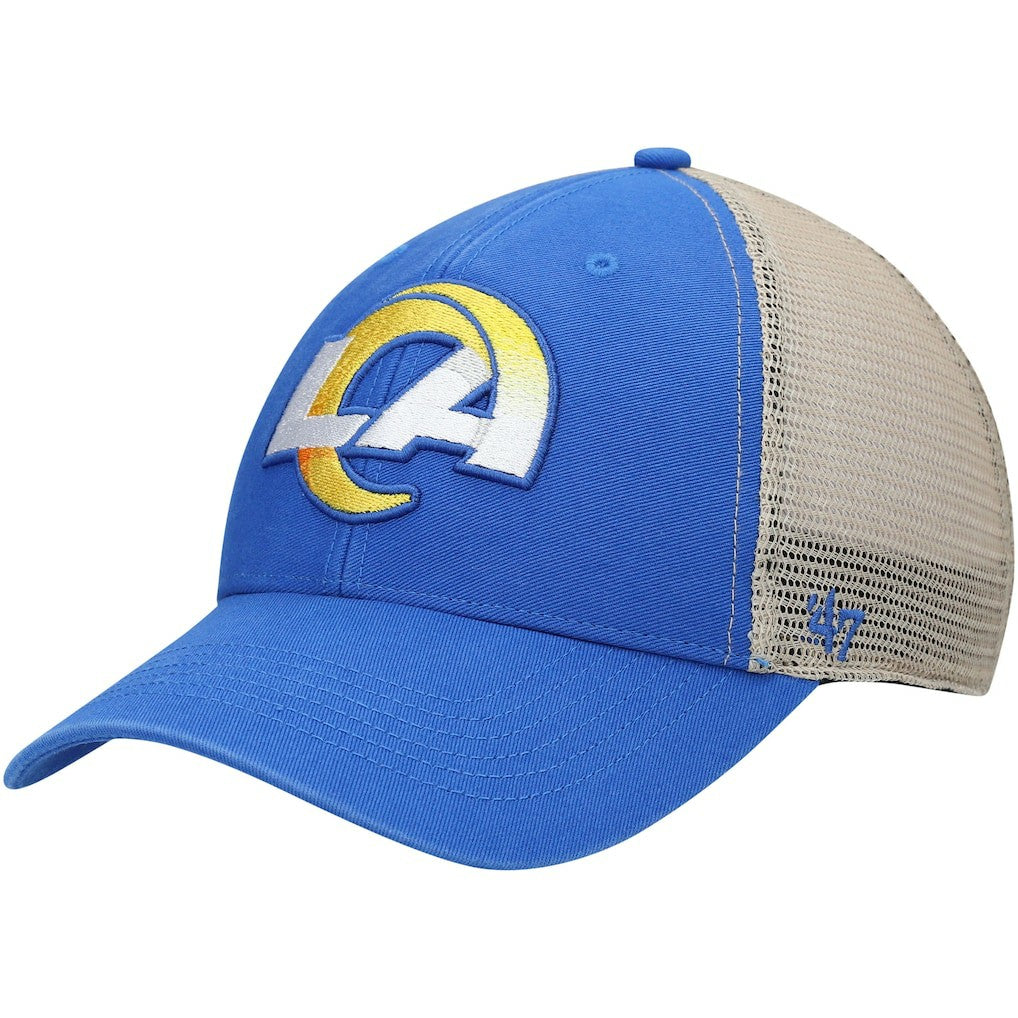 Los Angeles Rams '47 Flagship Logo MVP Snapback Hat Royal/Natural | 47 brand