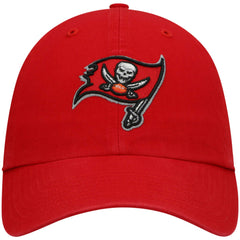 Tampa Bay Buccaneers '47 Primary Logo Clean Up Adjustable Hat Red | 47 brand