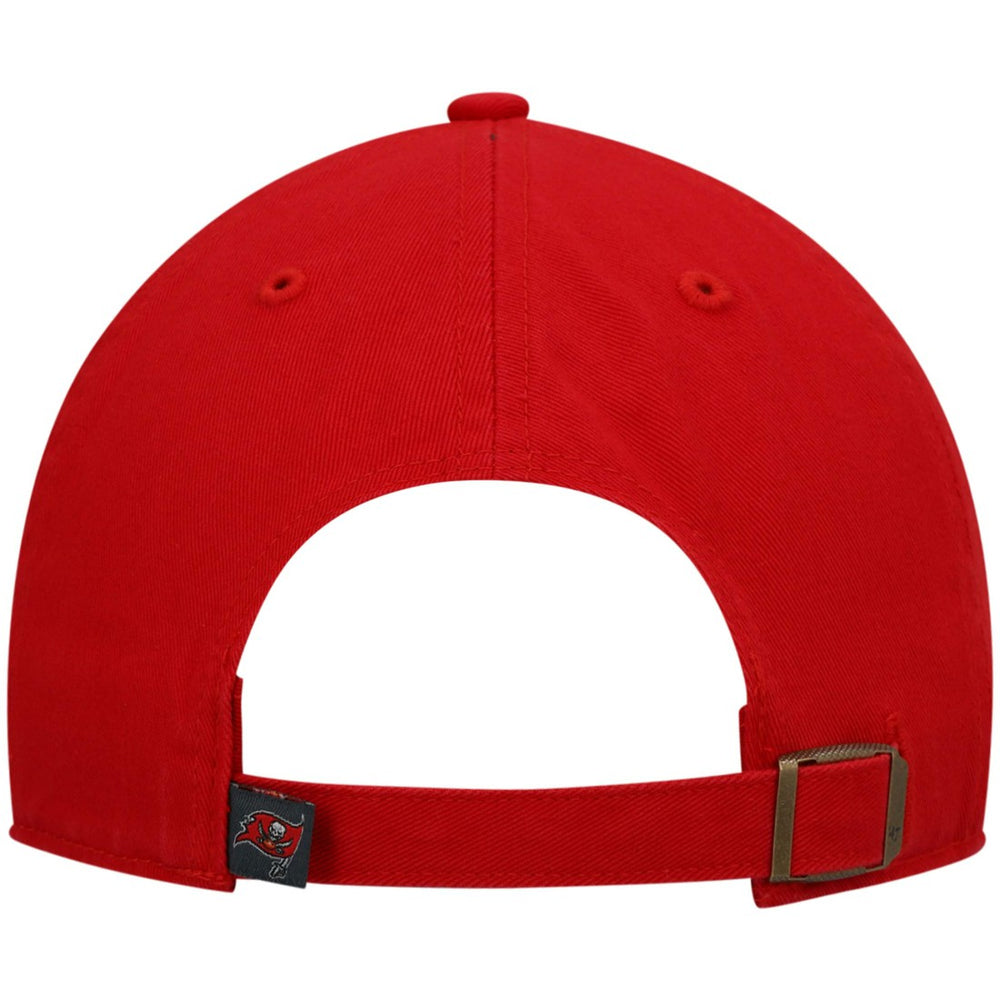 Tampa Bay Buccaneers '47 Primary Logo Clean Up Adjustable Hat Red | 47 brand