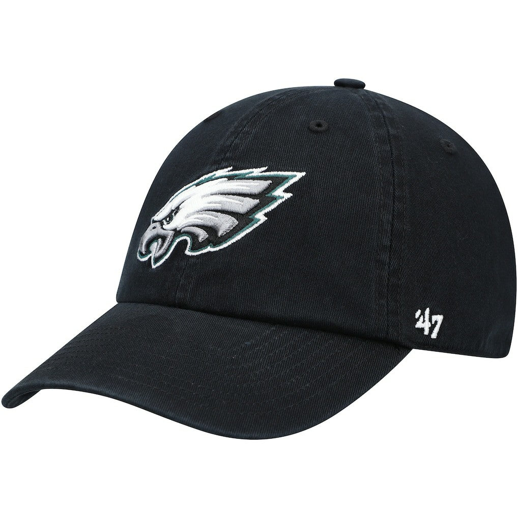Philadelphia Eagles '47 Secondary Clean Up Adjustable Hat Black | 47 brand