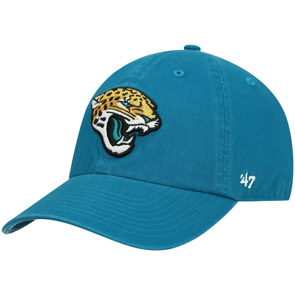 Jacksonville Jaguars '47 Secondary Clean Up Adjustable Hat Teal | 47 brand