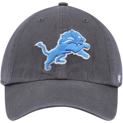 Detroit Lions '47 Secondary Clean Up Adjustable Hat Charcoal | 47 brand