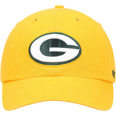 Green Bay Packers '47 Secondary Clean Up Adjustable Hat Gold | 47 brand