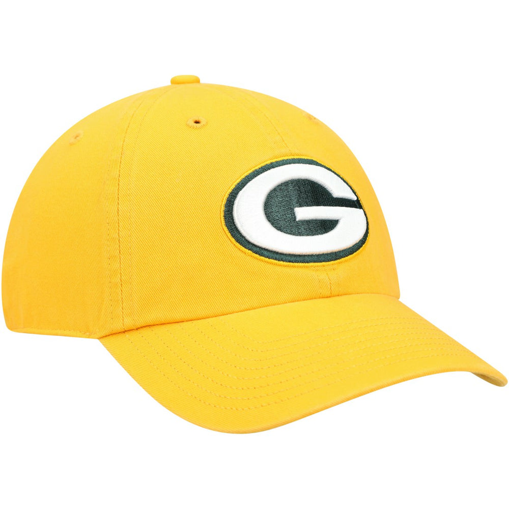 Green Bay Packers '47 Secondary Clean Up Adjustable Hat Gold | 47 brand