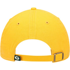 Green Bay Packers '47 Secondary Clean Up Adjustable Hat Gold | 47 brand