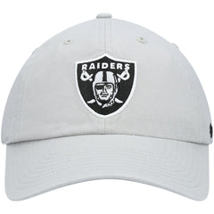 Las Vegas Raiders '47 Secondary Clean Up Adjustable Hat Gray | 47 brand