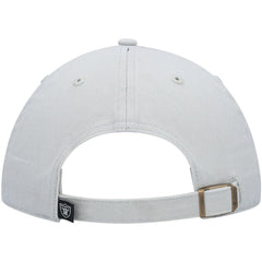 Las Vegas Raiders '47 Secondary Clean Up Adjustable Hat Gray | 47 brand