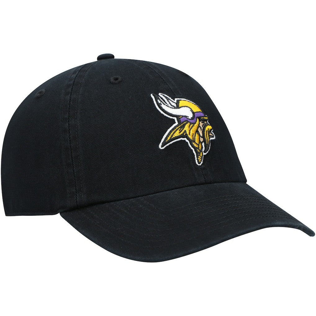 Minnesota Vikings '47 Secondary Clean Up Adjustable Hat Black | 47 brand