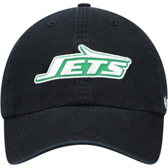 New York Jets '47 Clean Up Adjustable Hat Black | 47 brand