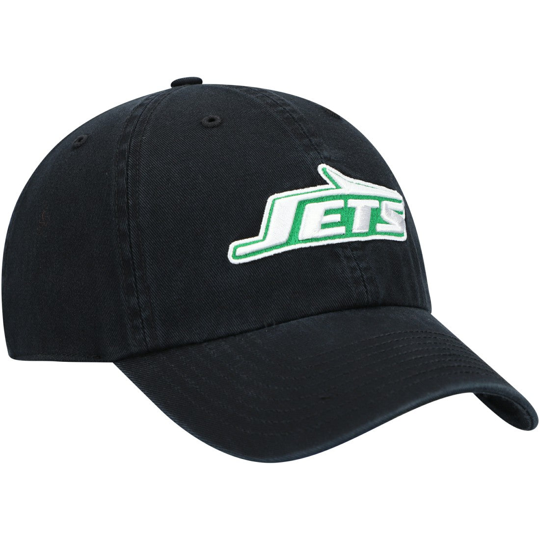 New York Jets '47 Clean Up Adjustable Hat Black | 47 brand