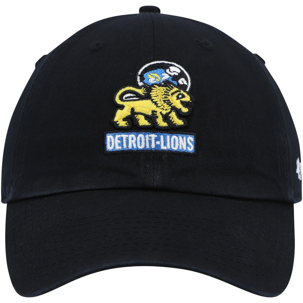 Detroit Lions '47 Clean Up Adjustable Hat Black | 47 brand