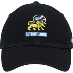 Detroit Lions '47 Clean Up Adjustable Hat Black | 47 brand