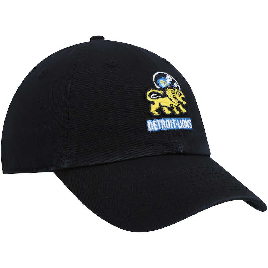 Detroit Lions '47 Clean Up Adjustable Hat Black | 47 brand