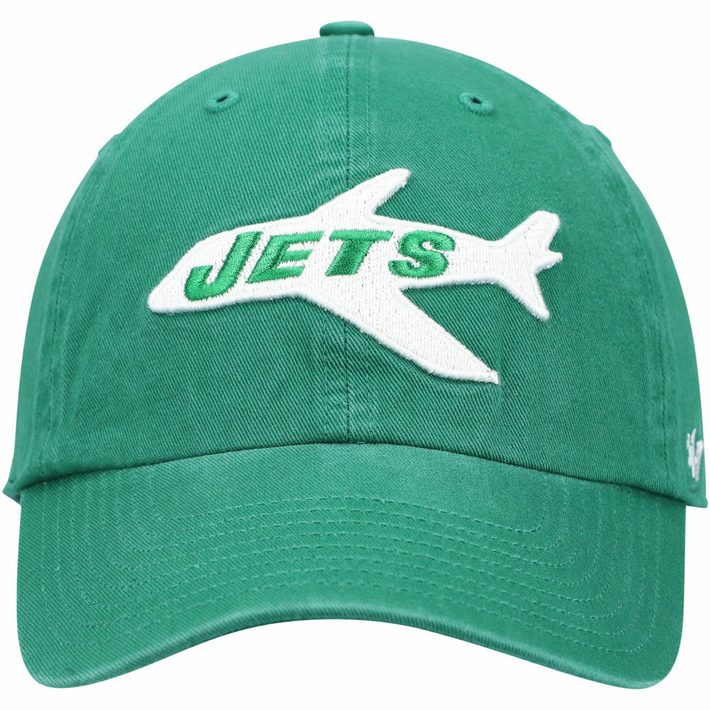New York Jets '47 Clean Up Adjustable Hat Kelly Green | 47 brand