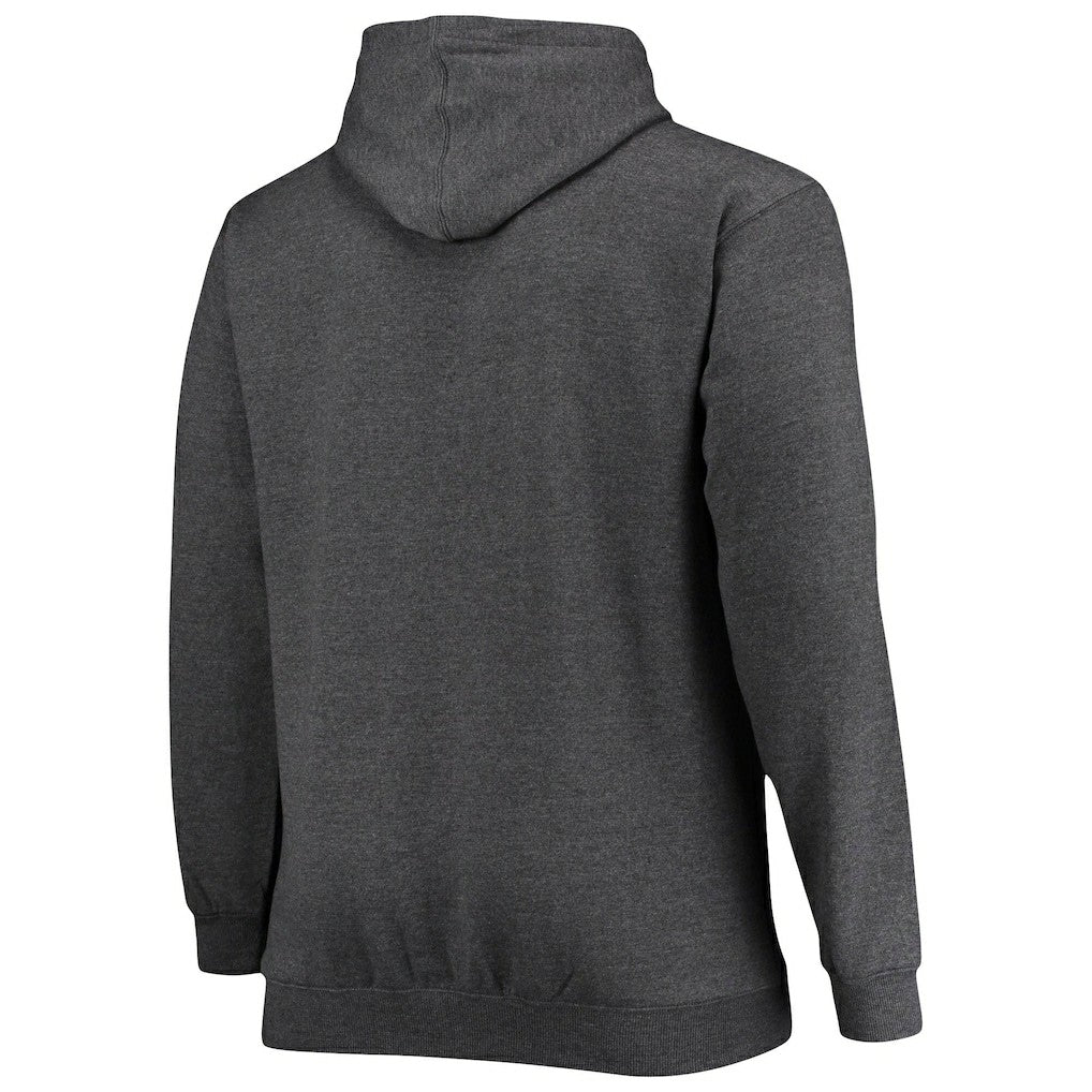 New Orleans Saints Big & Tall Practice Pullover Hoodie Heathered Charcoal | Fanatics