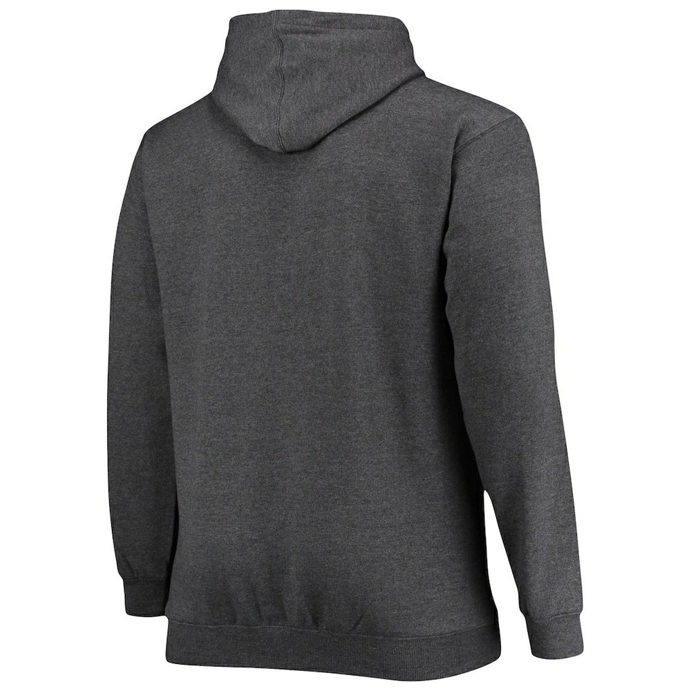 New Orleans Saints Big & Tall Practice Pullover Hoodie Heathered Charcoal | Fanatics