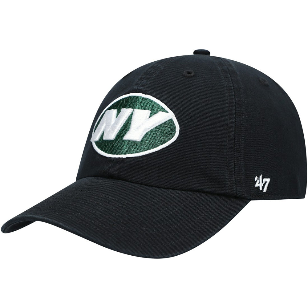 New York Jets '47 Clean Up Alternate Adjustable Hat Black | 47 brand