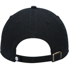 Pittsburgh Steelers '47 Clean Up Alternate Adjustable Hat Black | 47 brand