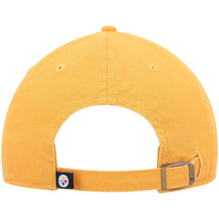 Pittsburgh Steelers '47 Clean Up Alternate Adjustable Hat Gold | 47 brand