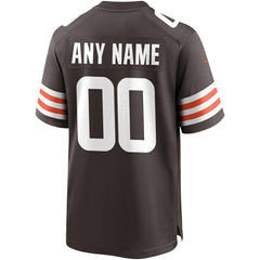 Cleveland Browns Custom Game Jersey Brown | Nike for Sale