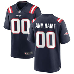 New England Patriots Custom Game Jersey Navy | Nike for Sale