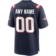 New England Patriots Custom Game Jersey Navy | Nike for Sale
