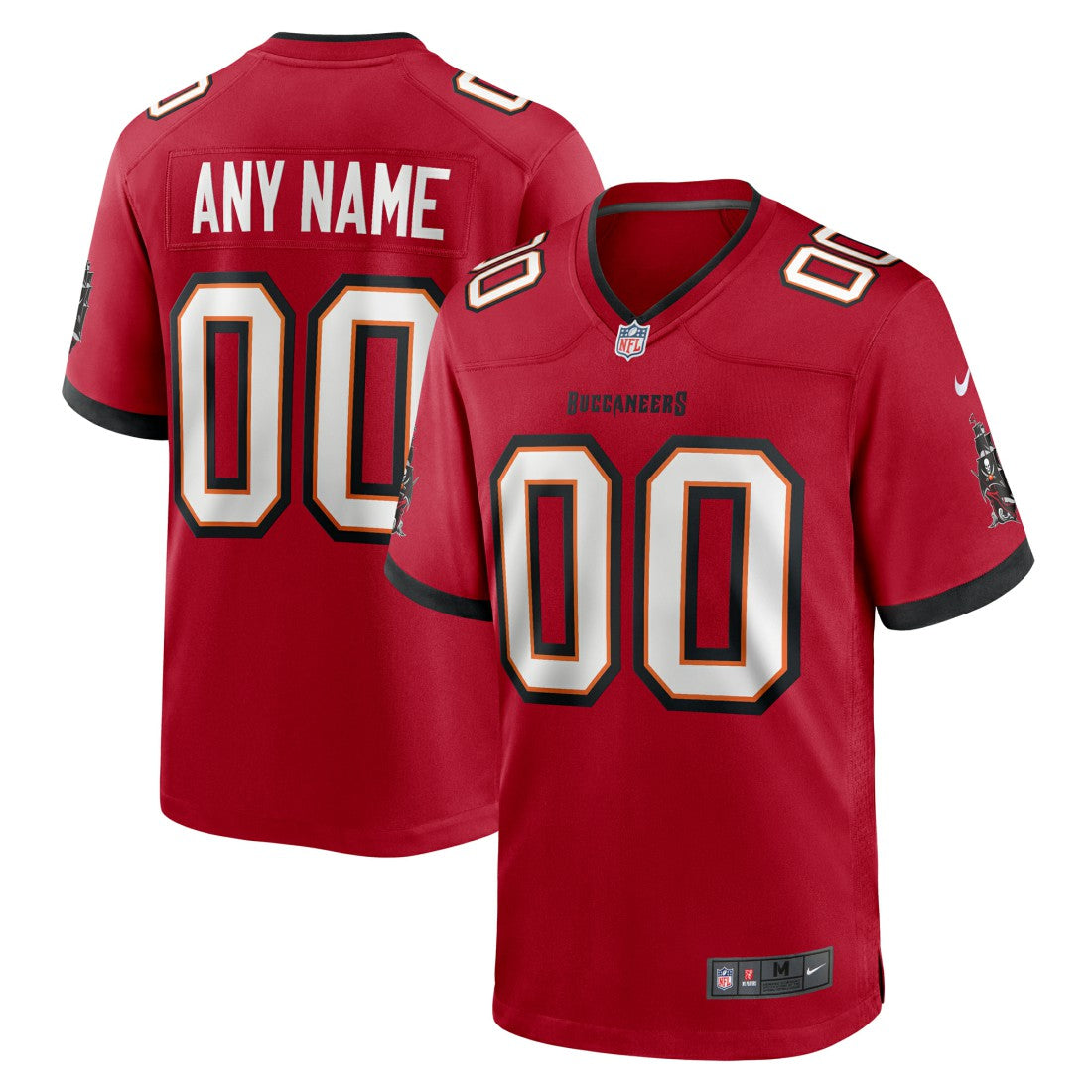 Men's Red Tampa Bay Buccaneers Team Custom Game Jersey | Nike for Sale