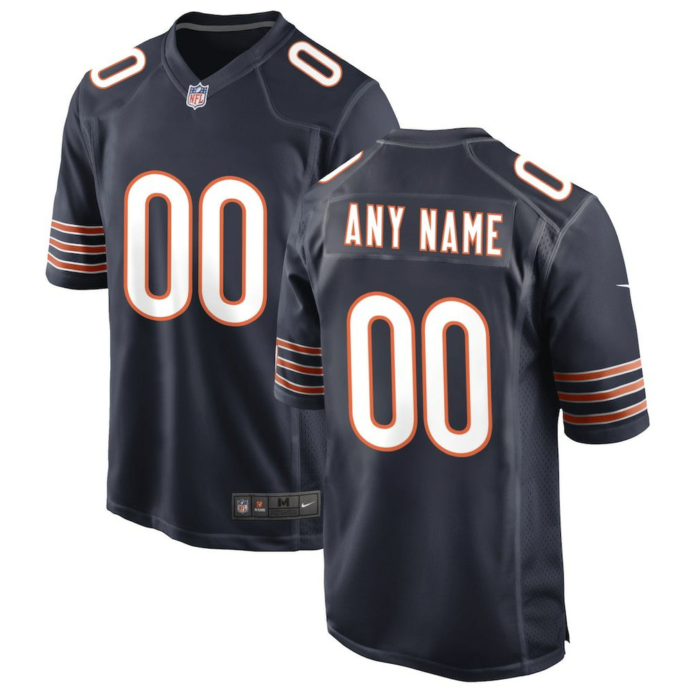 Chicago Bears Custom Game Jersey Navy | Nike for Sale
