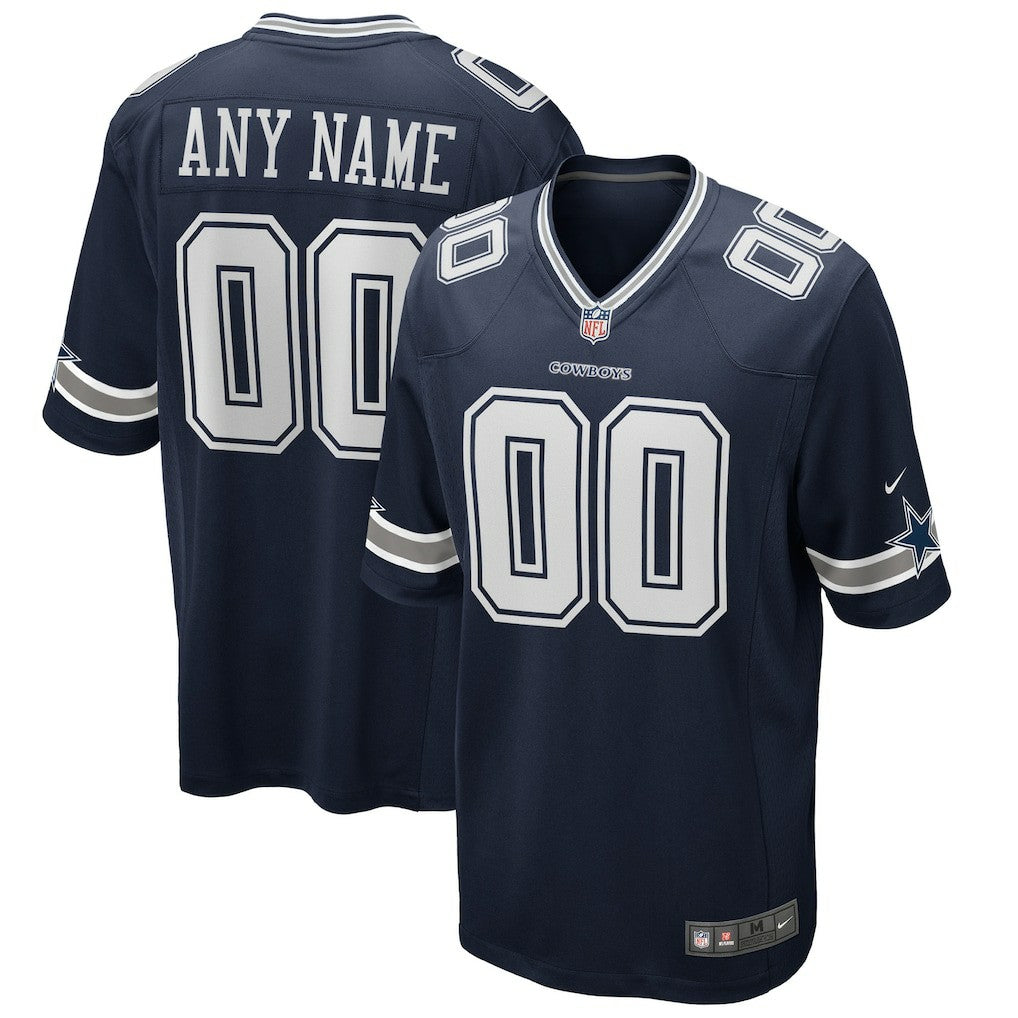 Dallas Cowboys Custom Game Jersey Navy | Nike for Sale