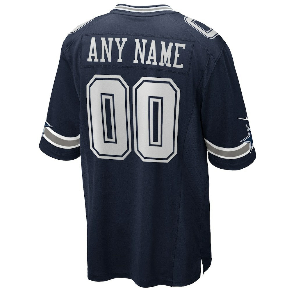 Dallas Cowboys Custom Game Jersey Navy | Nike for Sale