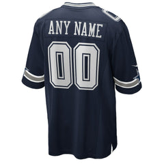 Dallas Cowboys Custom Game Jersey Navy | Nike for Sale