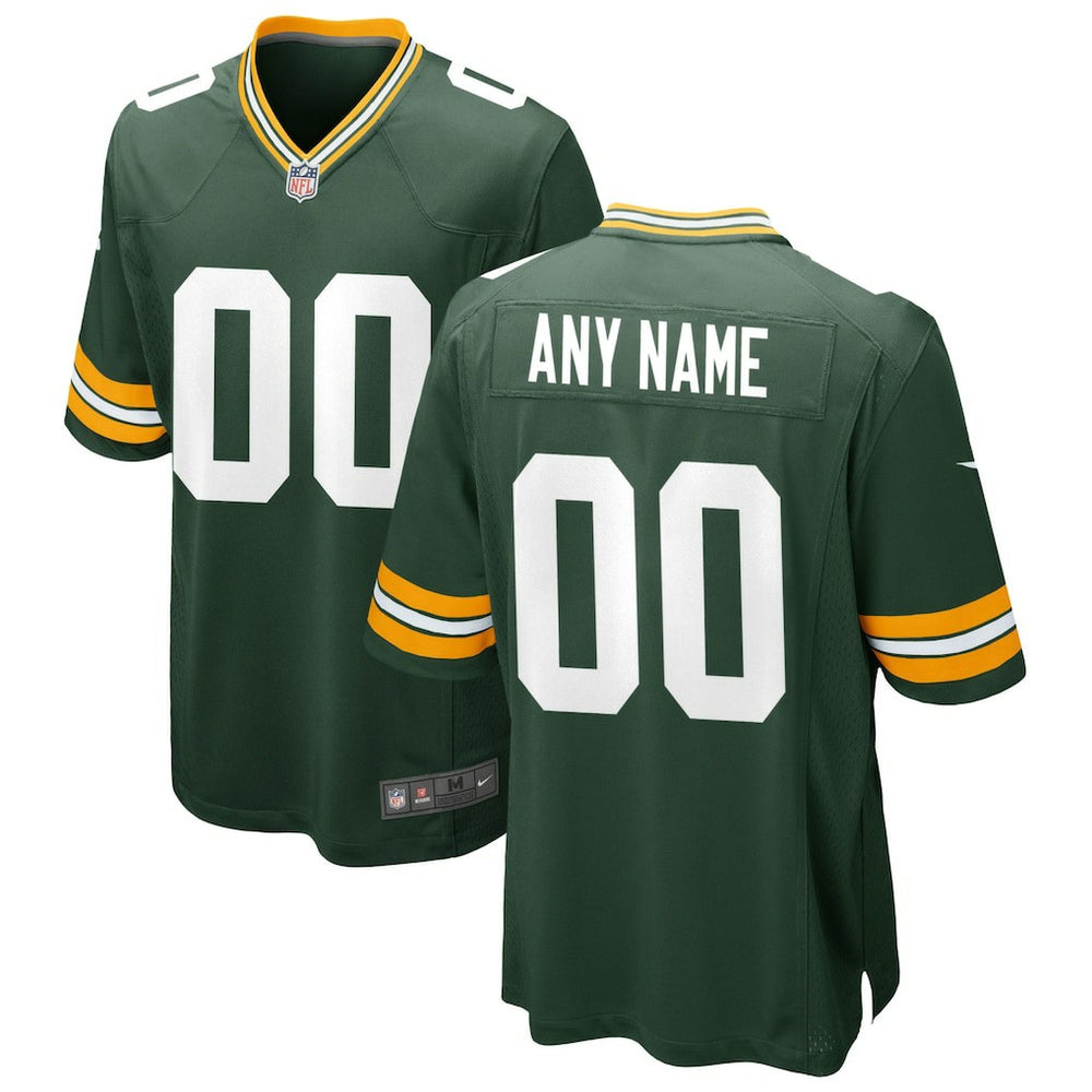 Green Bay Packers Custom Game Jersey Green | Nike for Sale