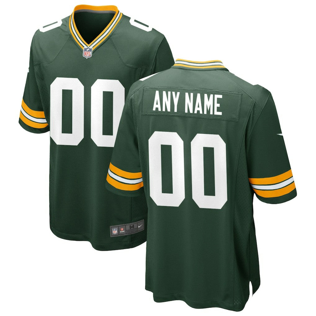 Green Bay Packers Custom Game Jersey Green | Nike for Sale