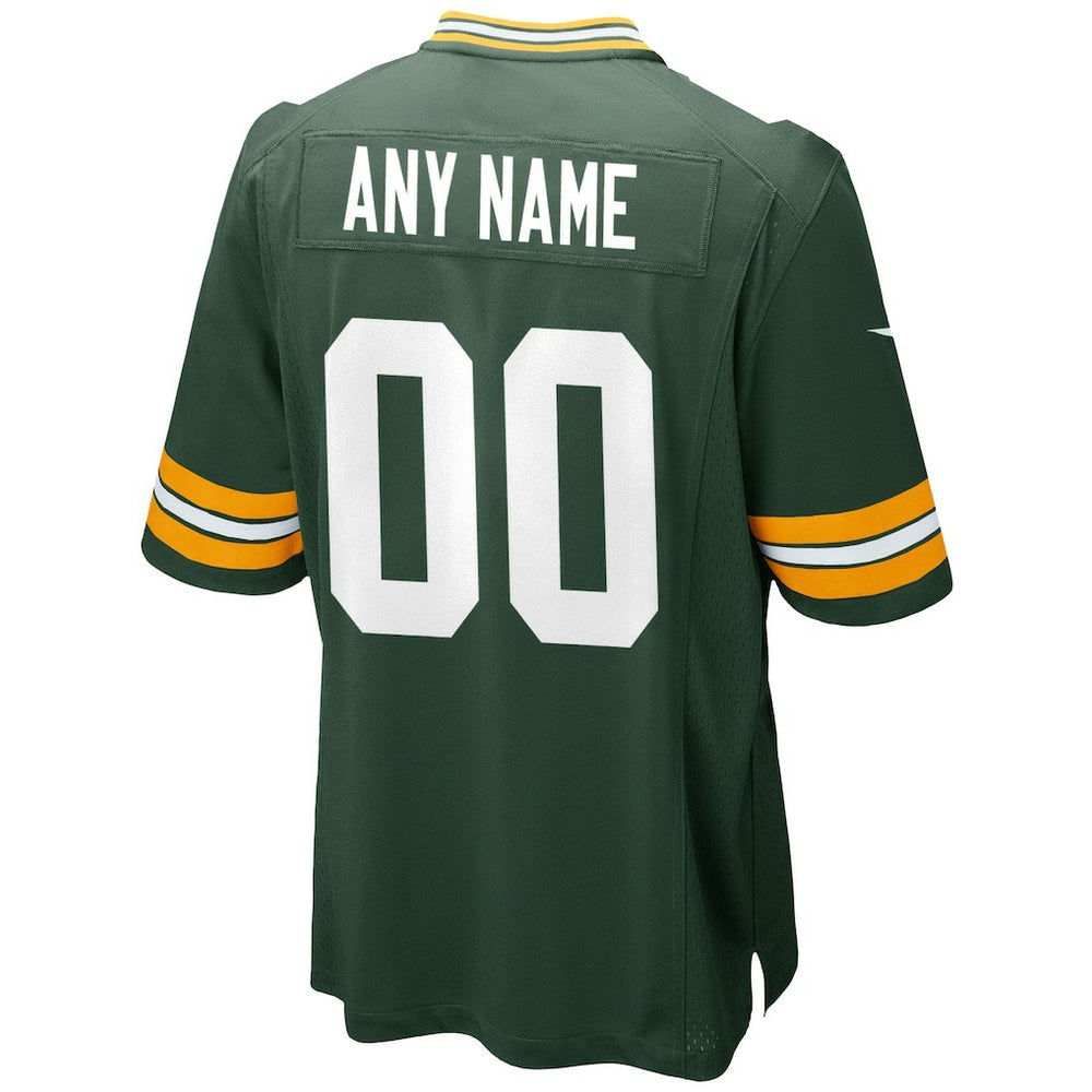 Green Bay Packers Custom Game Jersey Green | Nike for Sale