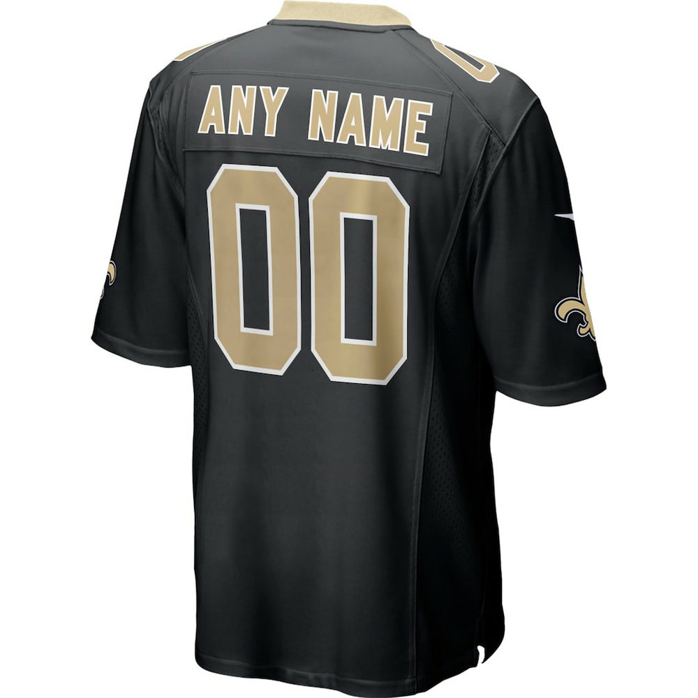 New Orleans Saints Custom Game Jersey Black | Nike for Sale