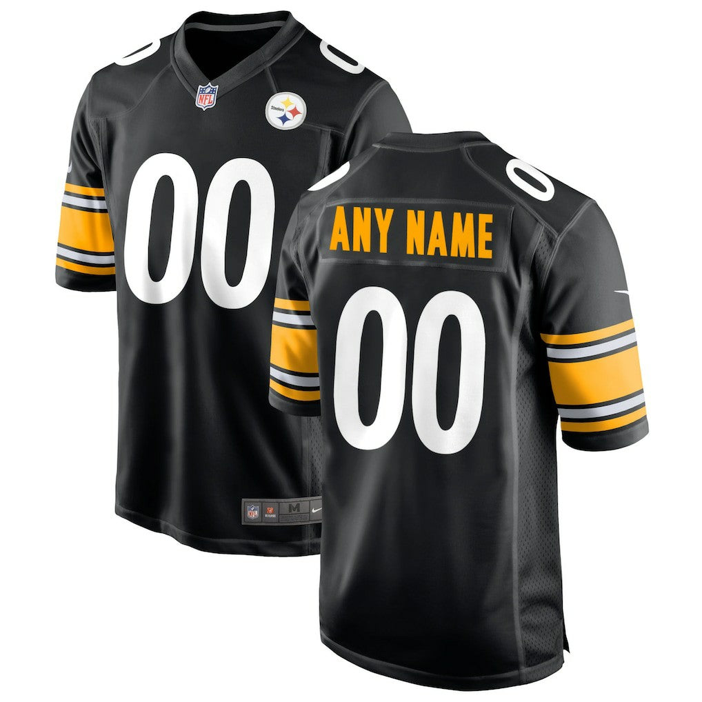 Pittsburgh Steelers Custom Game Jersey Black | Nike for Sale