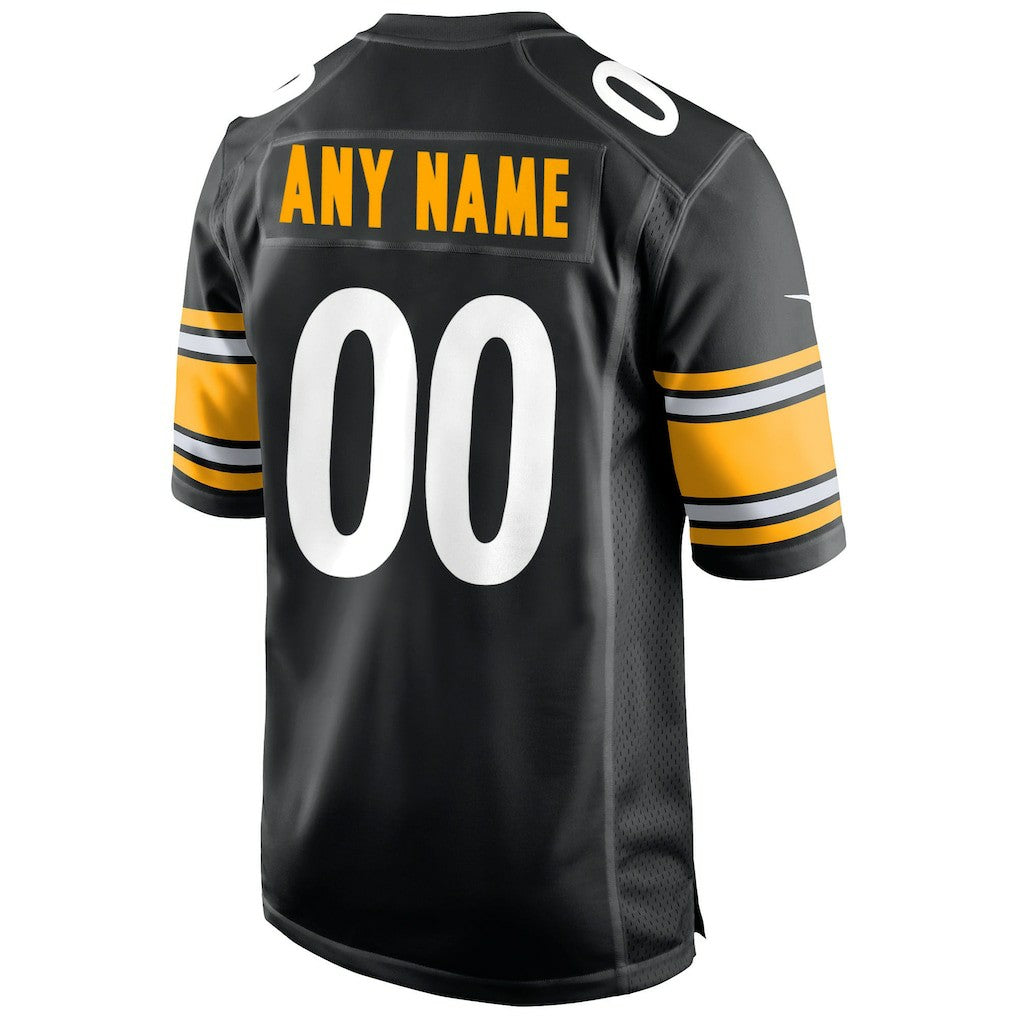 Pittsburgh Steelers Custom Game Jersey Black | Nike for Sale