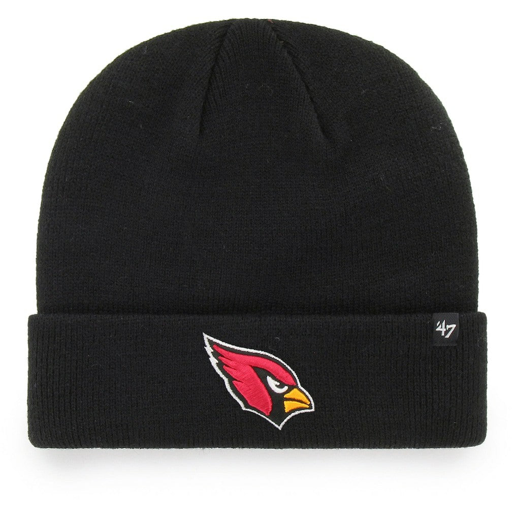 Arizona Cardinals '47 Youth Basic Cuffed Knit Hat Black | 47 brand