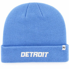 Detroit Lions '47 Youth Basic Cuffed Knit Hat Blue | 47 brand