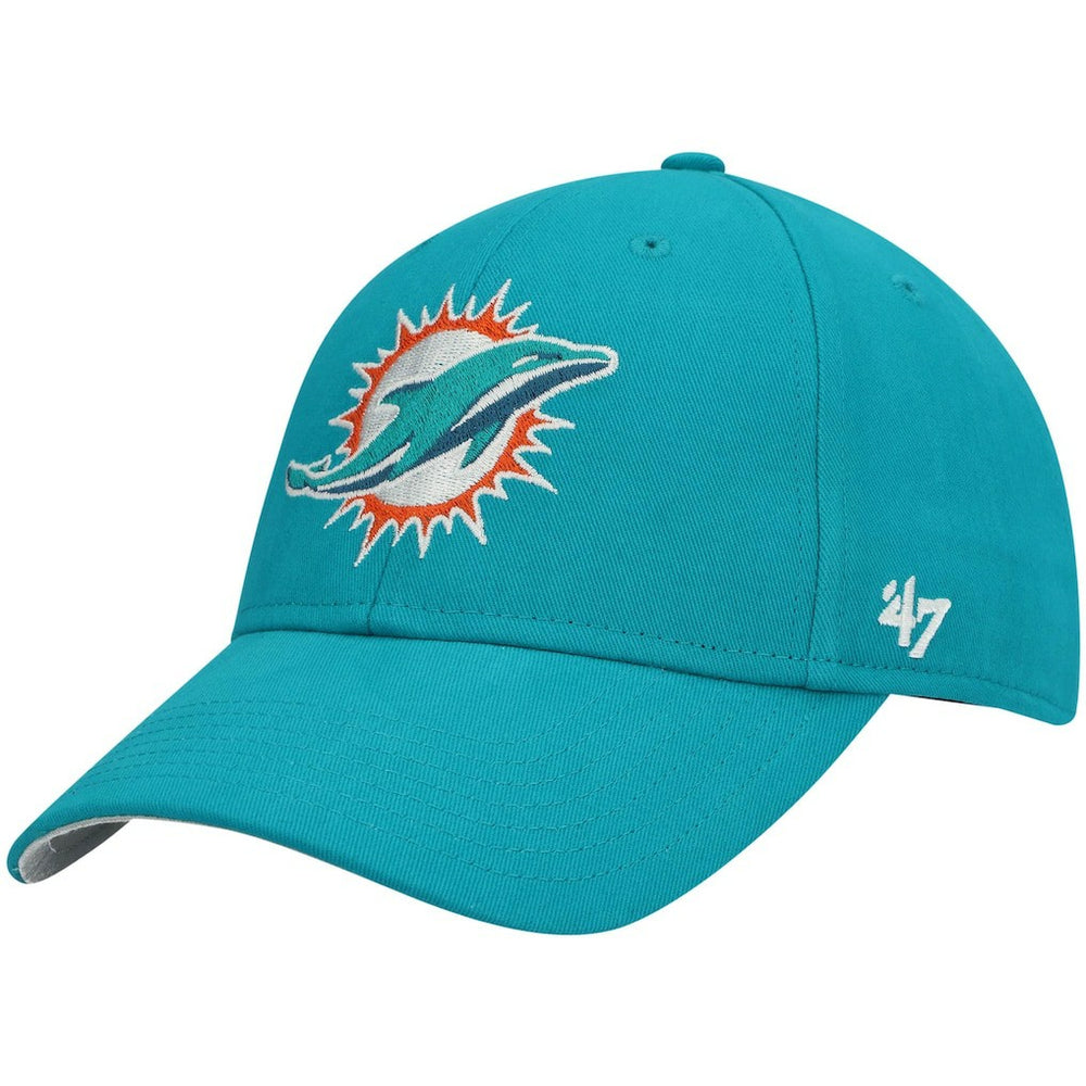 Miami Dolphins '47 Youth Basic MVP Adjustable Hat Aqua | 47 brand