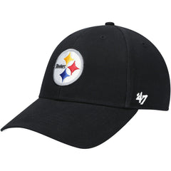 Pittsburgh Steelers '47 Youth Basic MVP Adjustable Hat Black | 47 brand