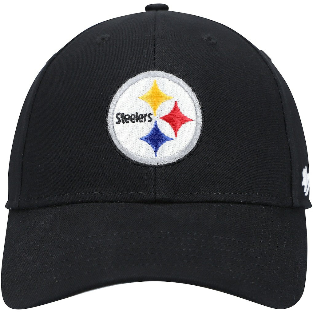 Pittsburgh Steelers '47 Youth Basic MVP Adjustable Hat Black | 47 brand