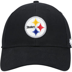 Pittsburgh Steelers '47 Youth Basic MVP Adjustable Hat Black | 47 brand