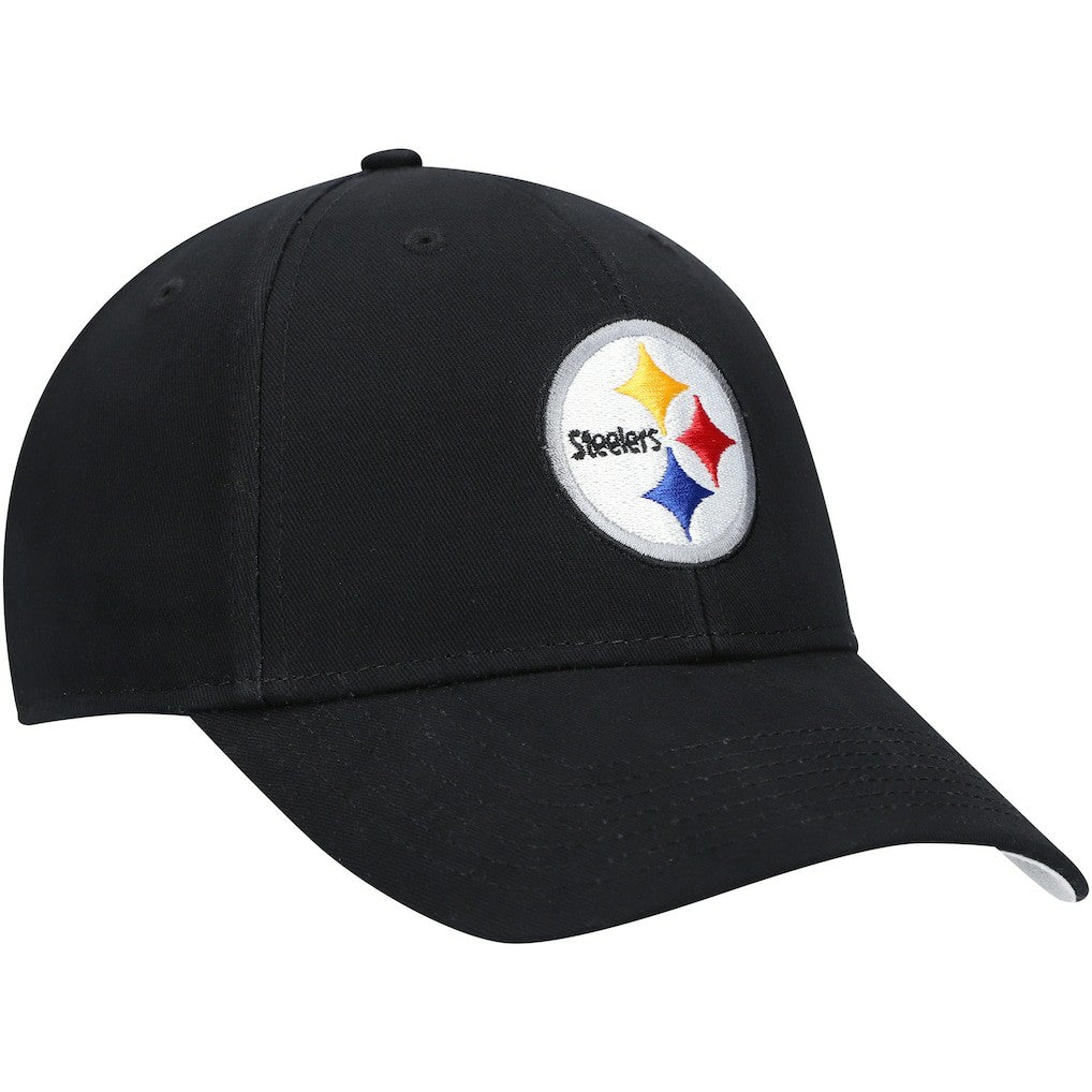Pittsburgh Steelers '47 Youth Basic MVP Adjustable Hat Black | 47 brand