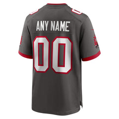 Tampa Bay Buccaneers Alternate Custom Game Jersey Pewter | Nike for Sale
